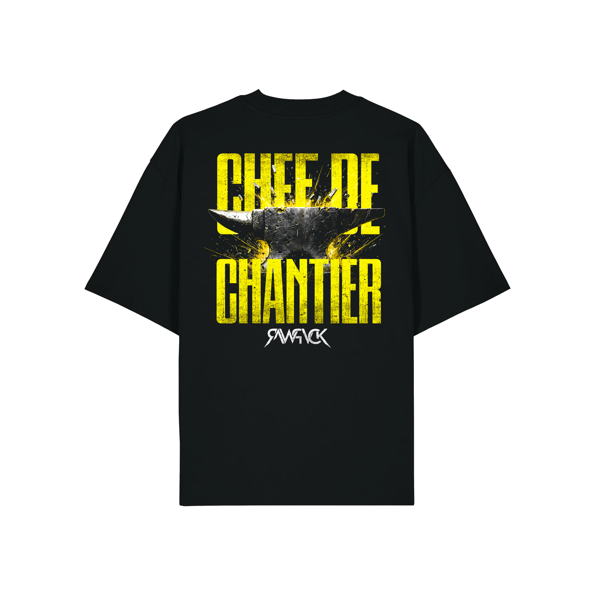 TEE OVERSIZE RAWPVCK YELLOW