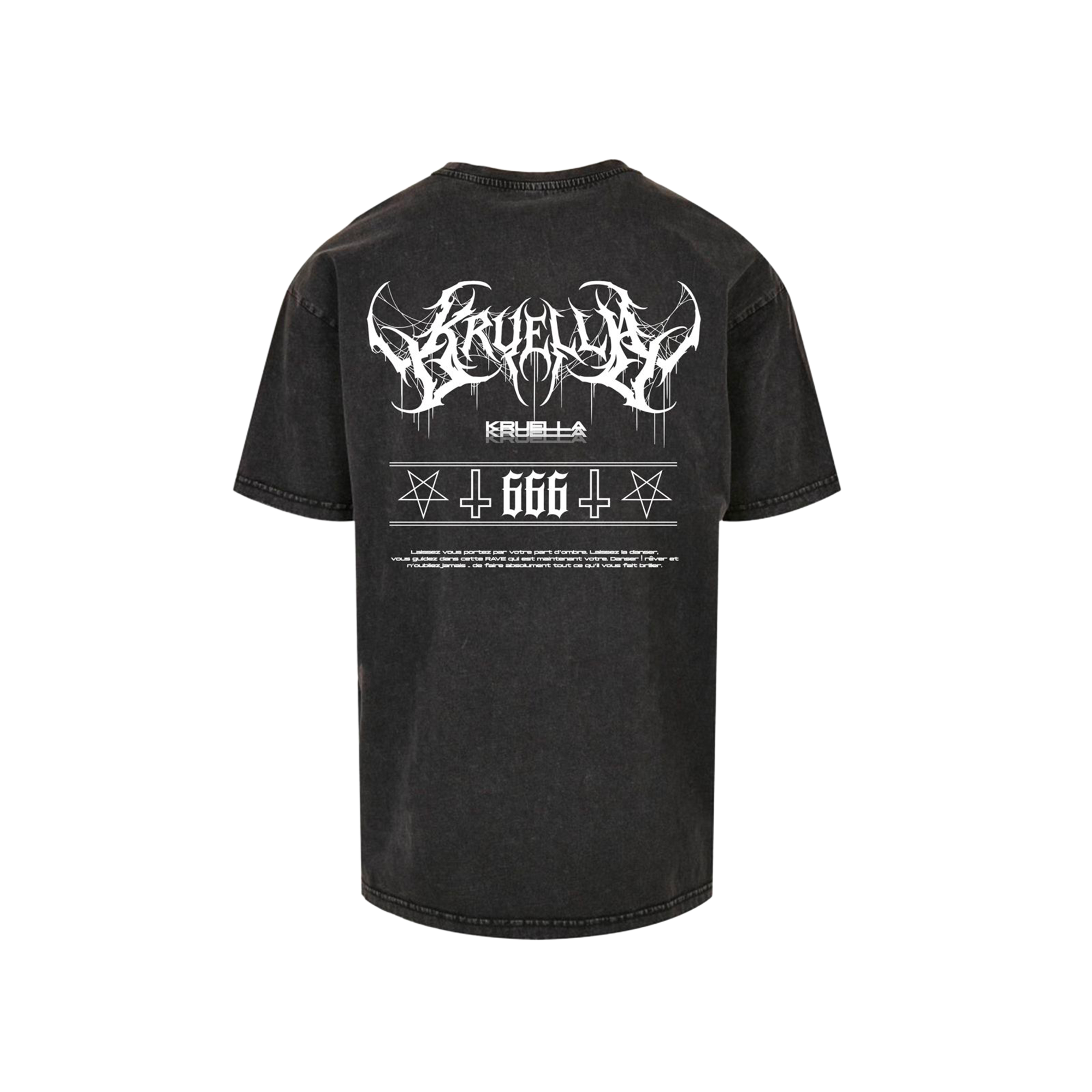 TEE OVERSIZE KRUELLA - ACID WASHED